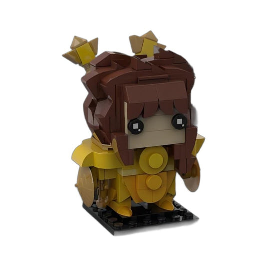 libra no dohko brickheadz building set | saint seiya | moc-95413 - 2