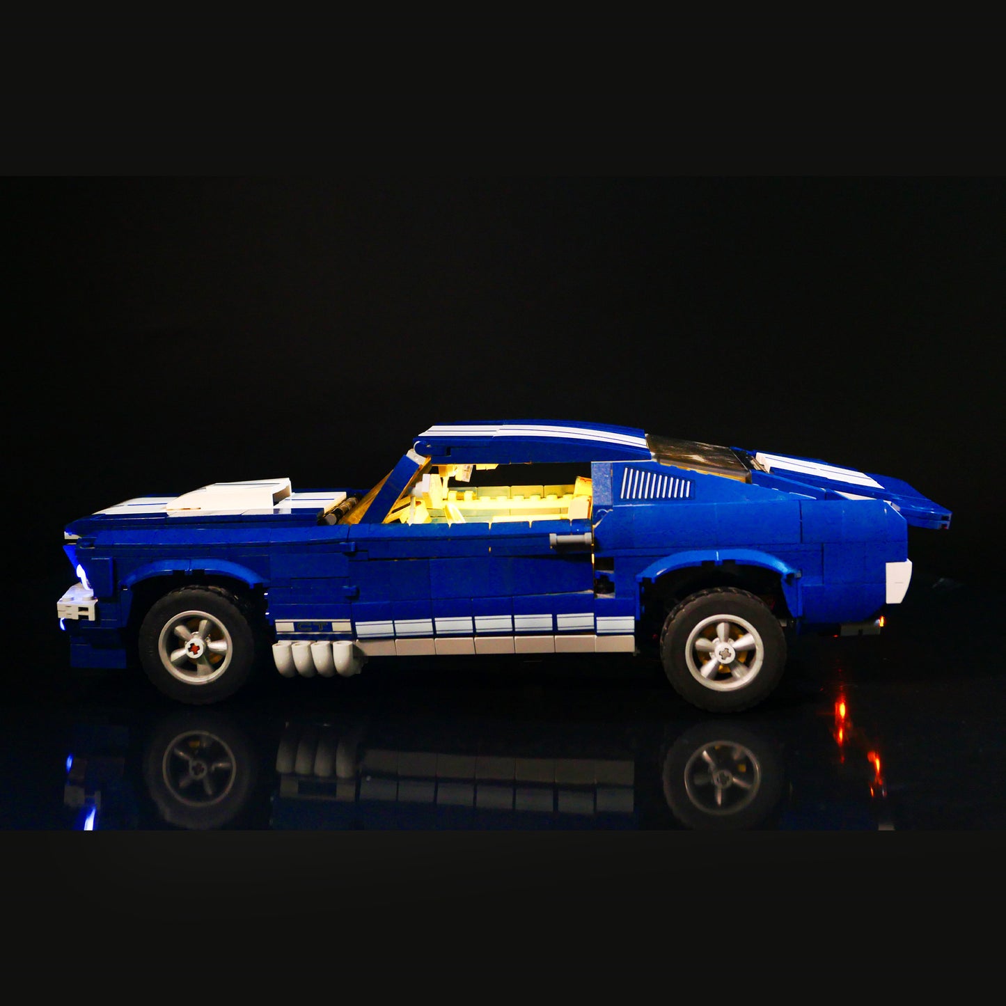 light kit for 10265 ford mustang | lego compatible - 1