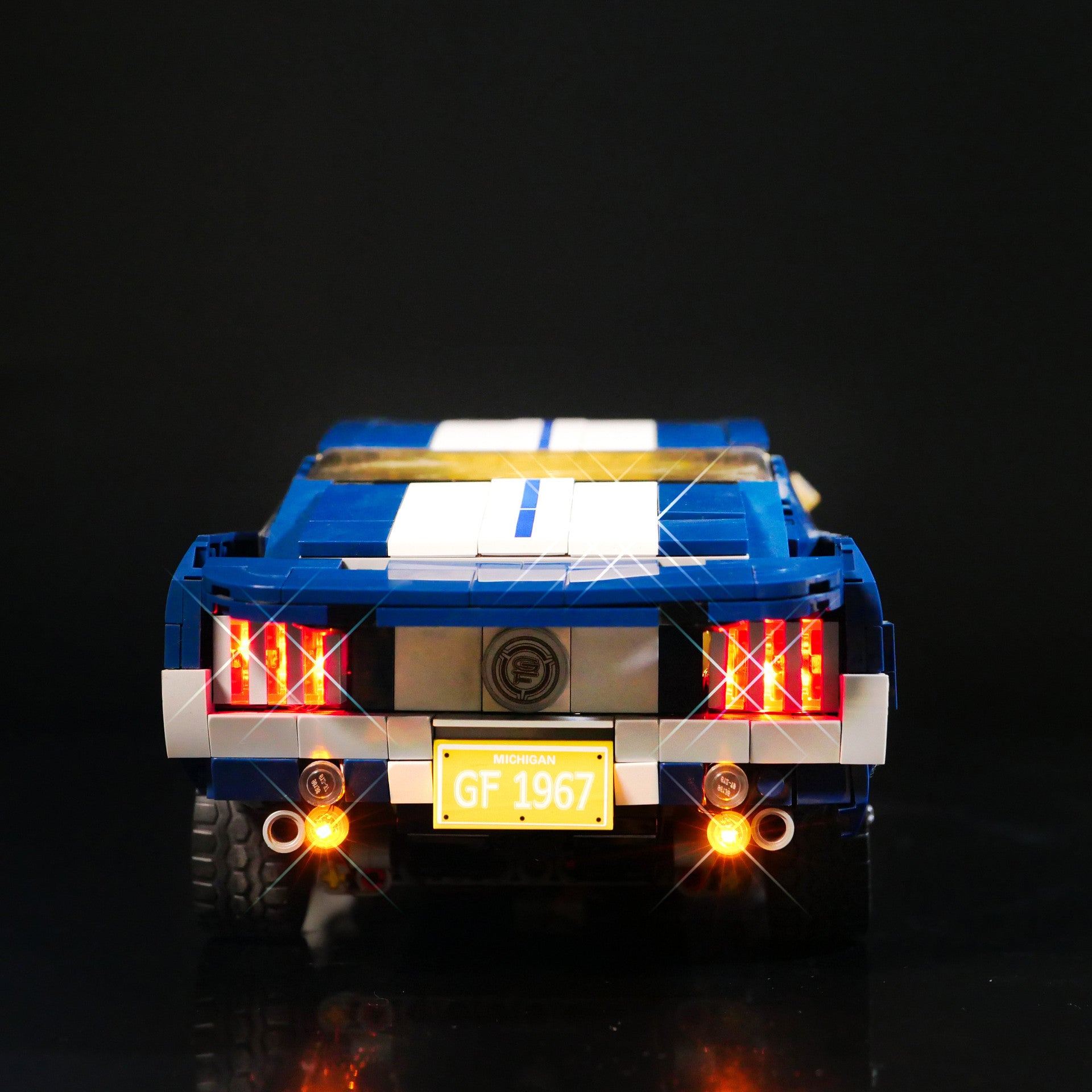 light kit for 10265 ford mustang | lego compatible - 4