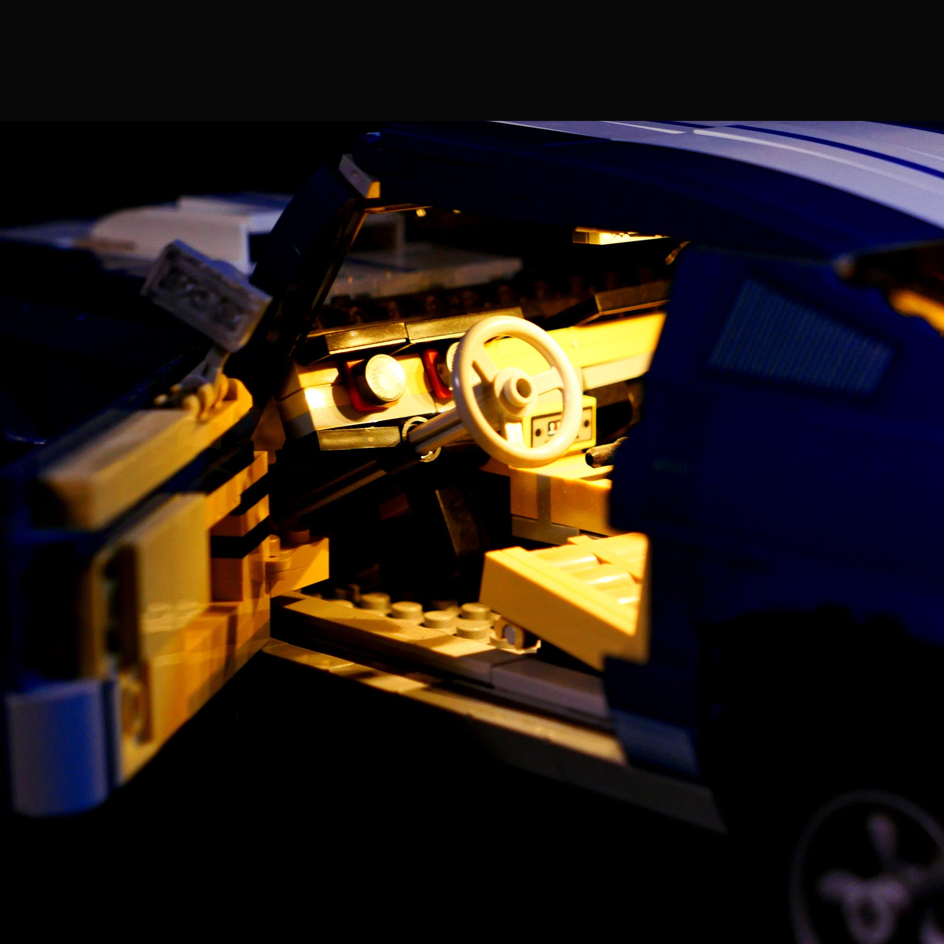 light kit for 10265 ford mustang | lego compatible - 5