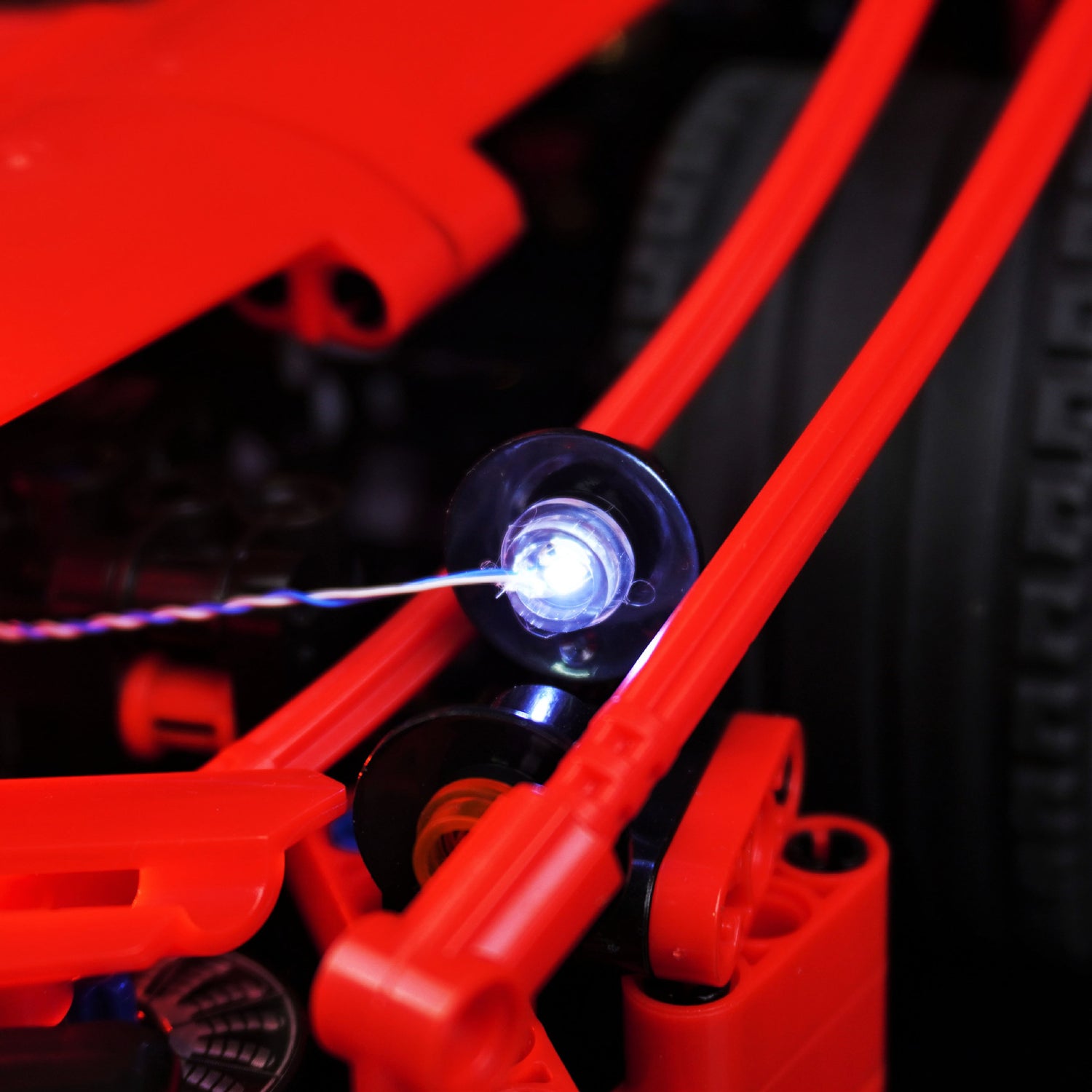 light kit for enzo ferrari 8653 | compatible with lego - 3