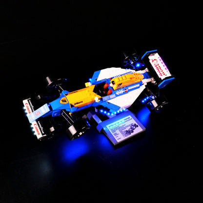 light kit for williams racing fw14b & nigel mansell | compatible with lego 10353 - 2
