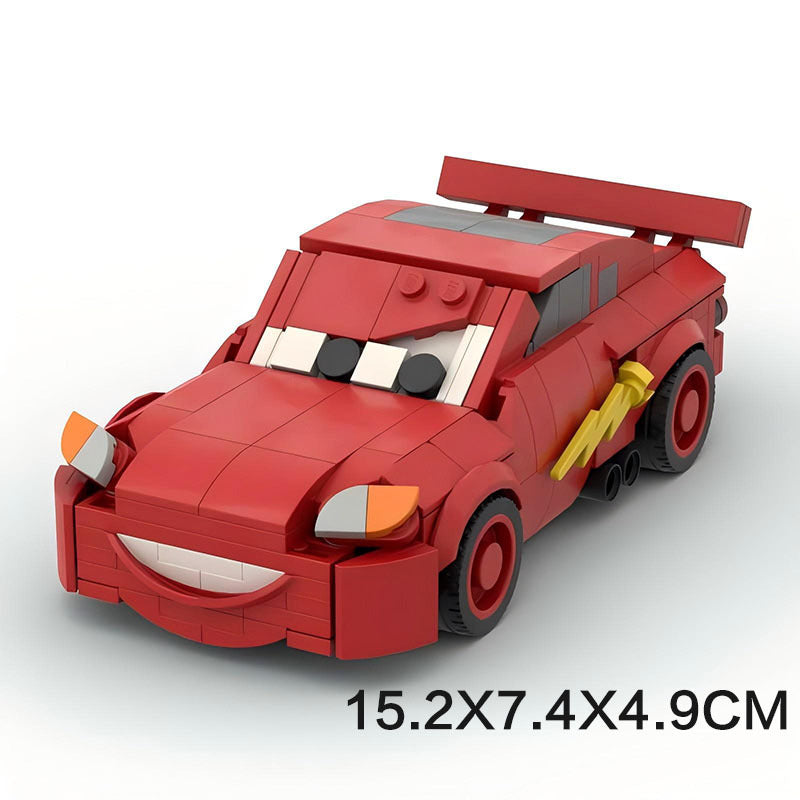 lightning mcqueen cars building blocks set | lego compatible - 3