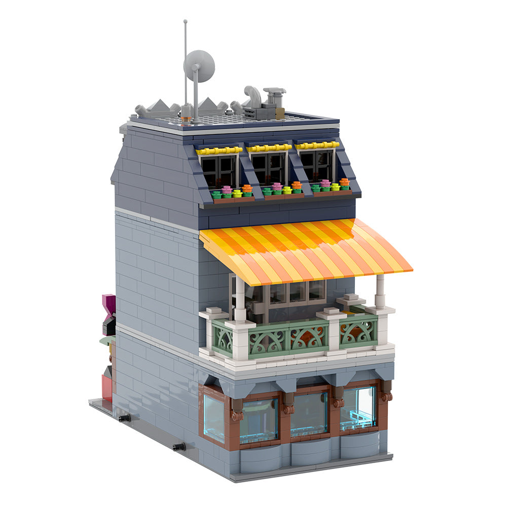 little bookshop building set | lego compatible - 7