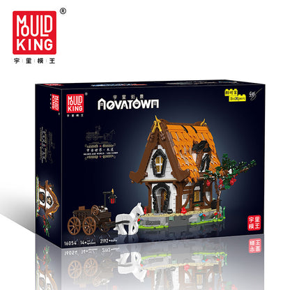 log cabin medieval building kit - 2192 pcs | mouldking 16054 - 6