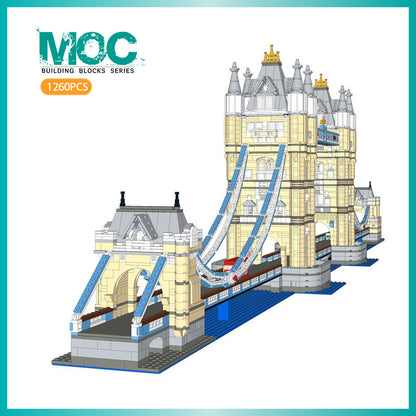 london tower bridge extension building set | moc-12269 - 1