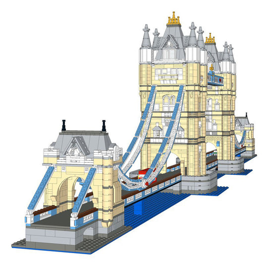 london tower bridge extension building set | moc-12269 - 2
