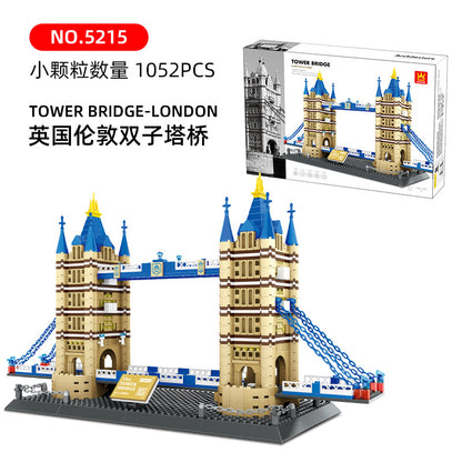 london twin towers bridge building blocks set - wange bricks 5215 - 3