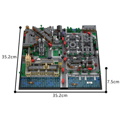 london wizarding world building set | harry potter | moc-190782 - 4