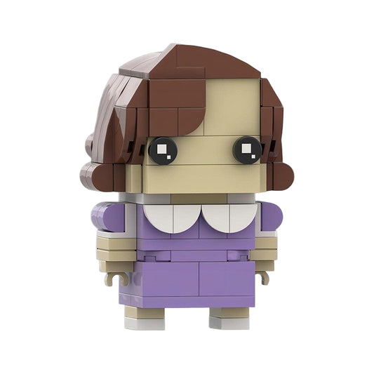 lorraine baines brickheadz building set | back to the future moc - 1