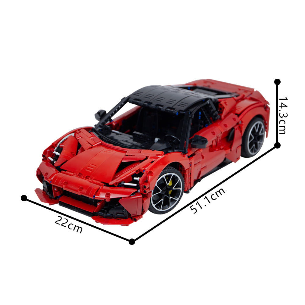 lotus emira building set | 1:8 scale | moc-194514 - 3