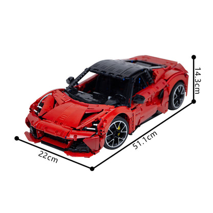 lotus emira building set | 1:8 scale | moc-194514 - 3