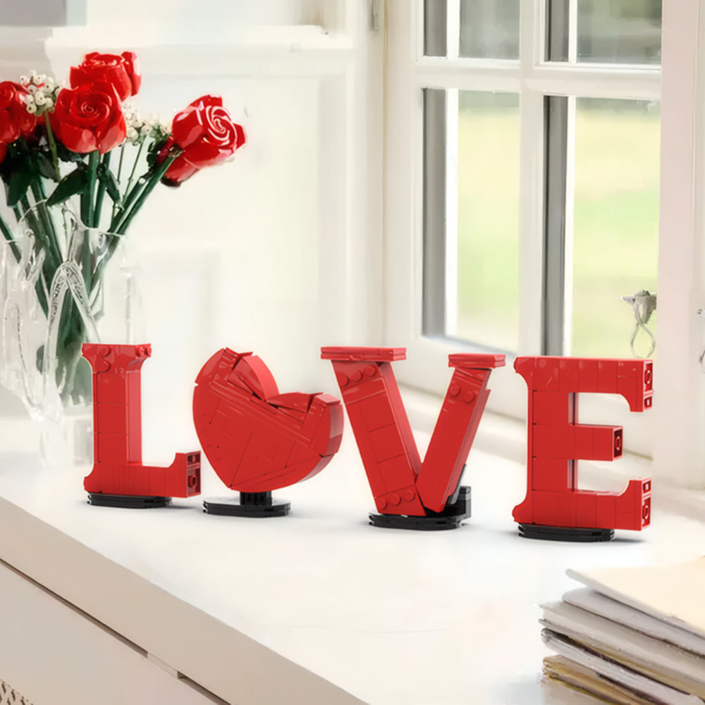love lettering building set | valentine´s day | moc-208993 - 1
