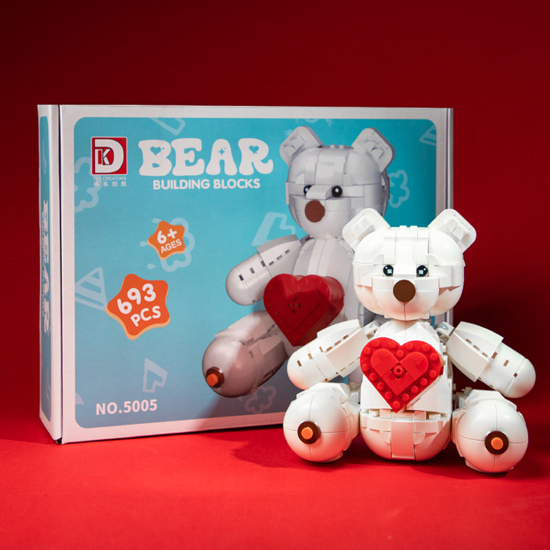 love white bear - 693 pcs | dk 5005 - 3