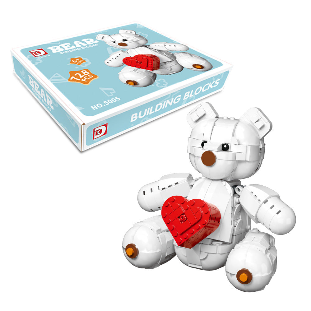 love white bear - 693 pcs | dk 5005 - 5