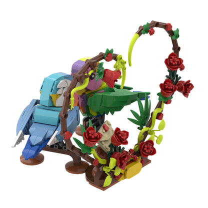lovebirds building set | valentine's day | lego compatible - 2