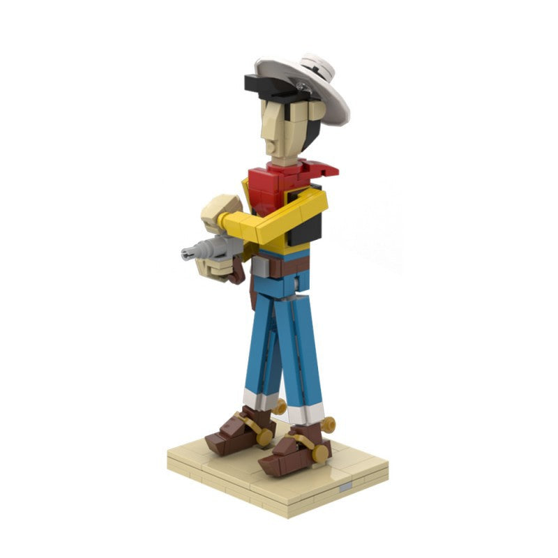 lucky luke building set | moc-204699 - 4