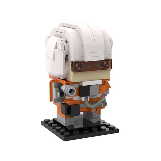 luke sky walker snowspeeder outfit brickheadz | moc-35893 - 1