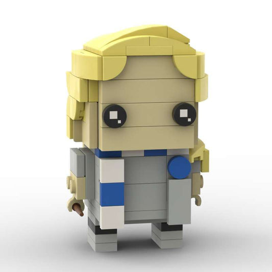 luna lovegood moc building set | harry potter | compatible with lego bricks - 5