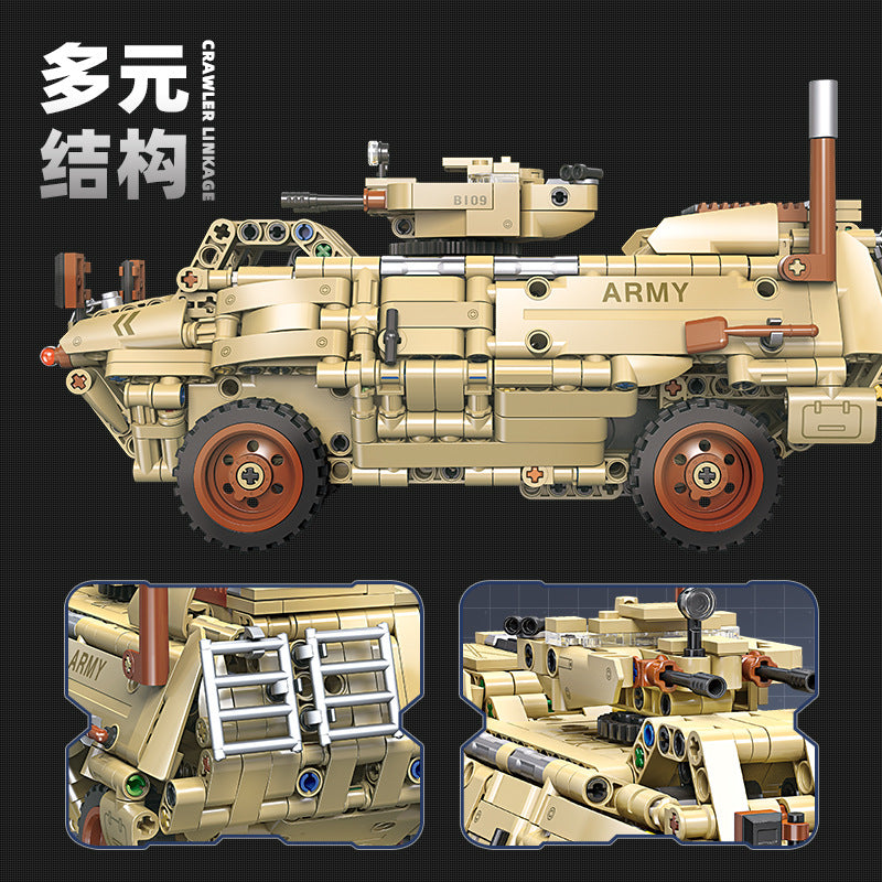 m-1117 armored fighting vehicle - 665 pcs | jiestar 58114 - 2