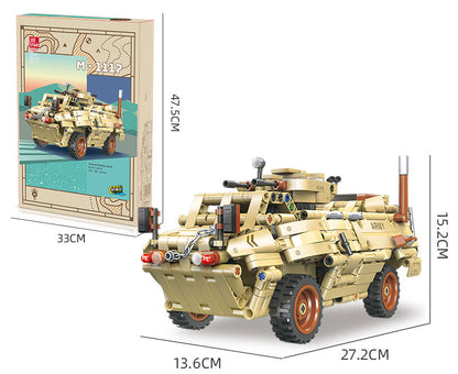 m-1117 armored fighting vehicle - 665 pcs | jiestar 58114 - 5