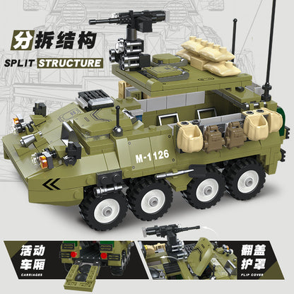 m1126 infantry carrier vehicle building set | jiestar 61030 - 3