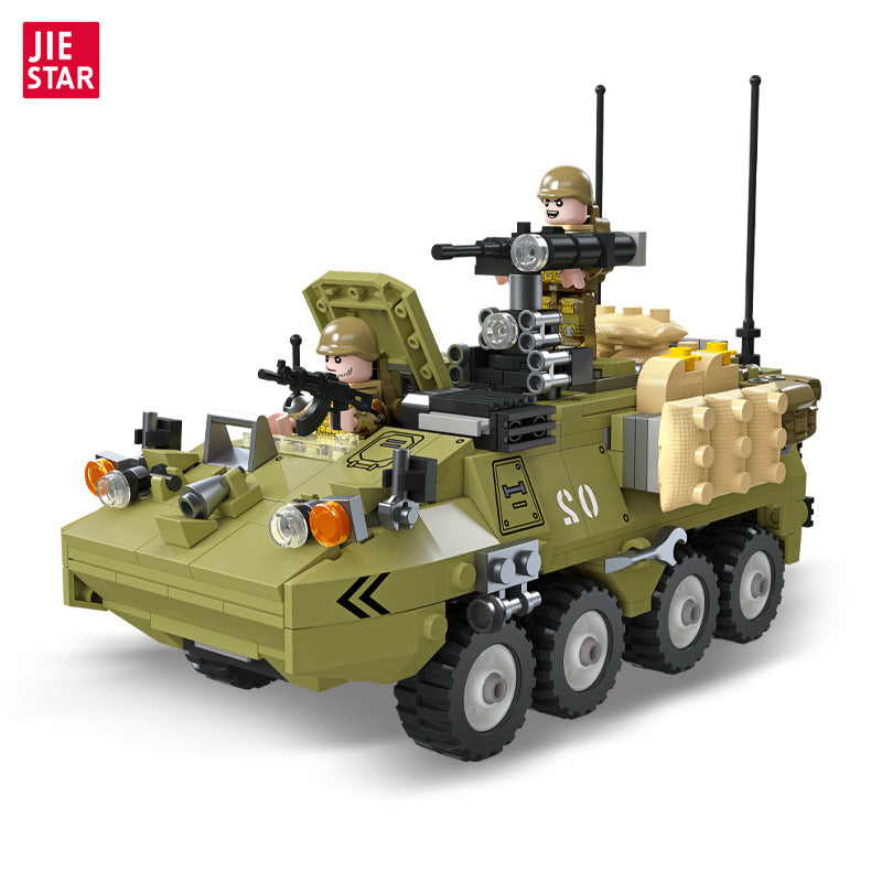 m1126 infantry carrier vehicle building set | jiestar 61030 - 4