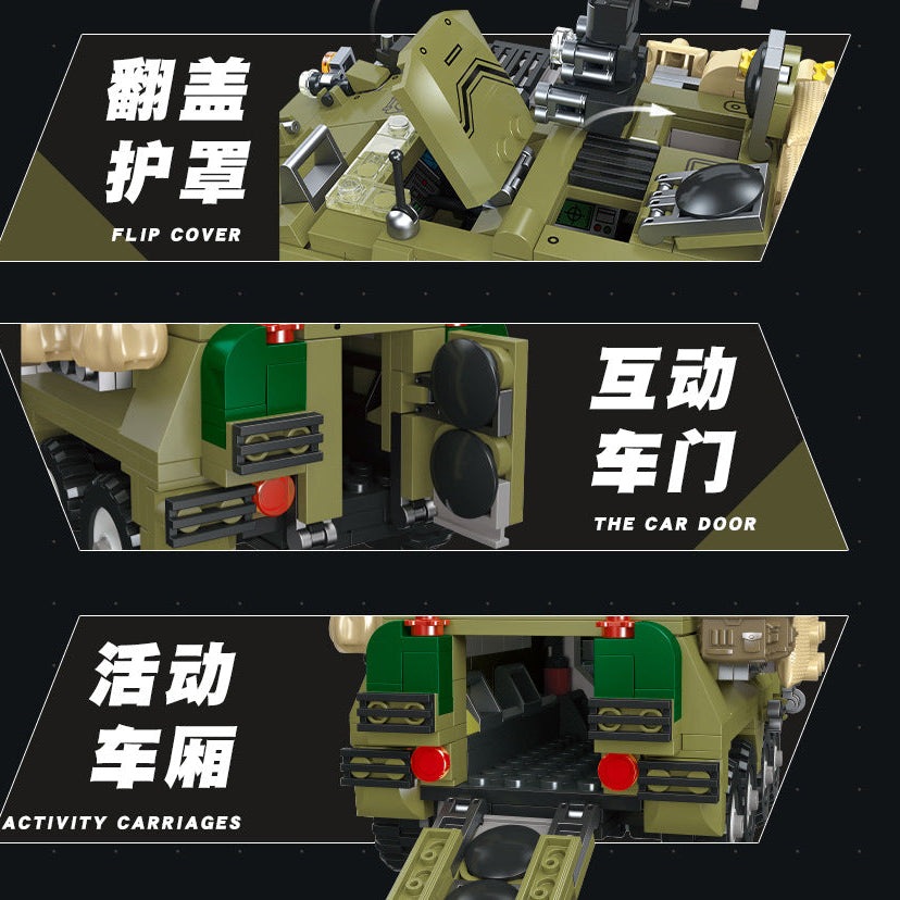 m1126 infantry carrier vehicle building set | jiestar 61030 - 6