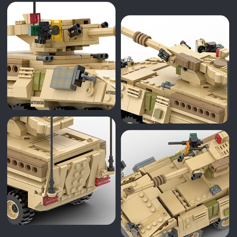 m1128 mobile gun system - building blocks set - wange bricks - 9