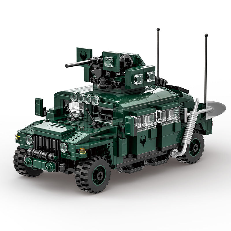 m1151 enhanced armament carrier building blocks set - wange bricks - 3