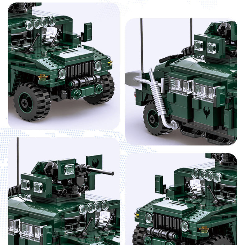 m1151 enhanced armament carrier building blocks set - wange bricks - 6