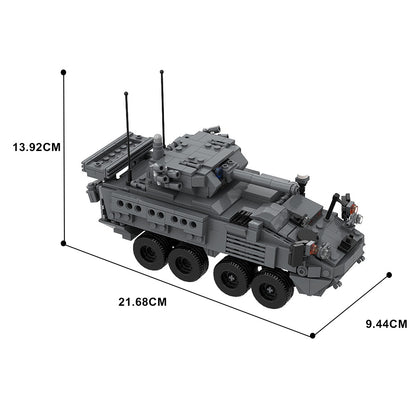m1296 stryker icvv-d building set | 1:35th scale | moc-146076 - 4