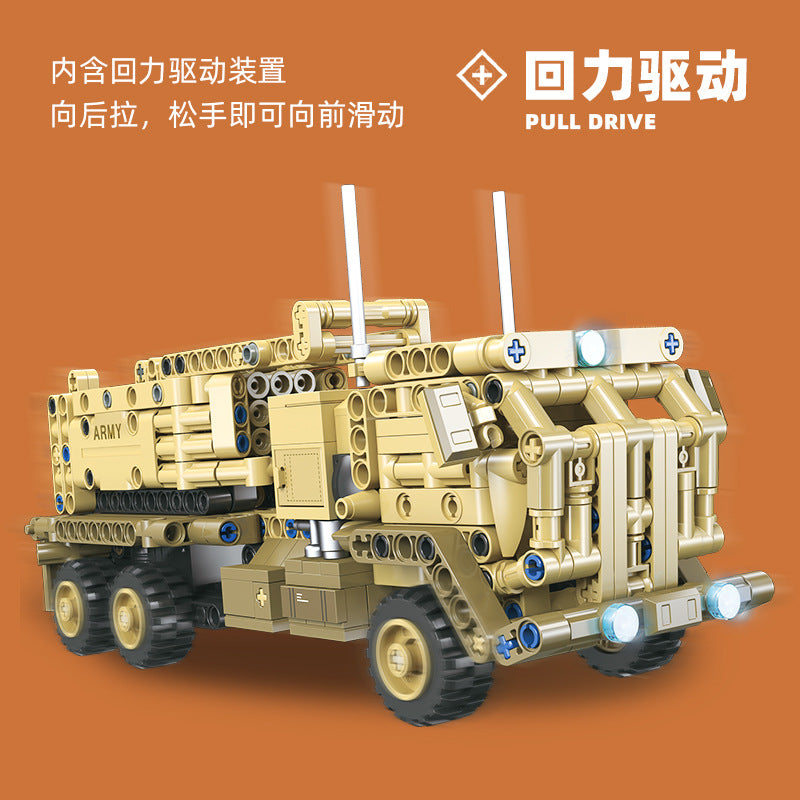 m142 light multiple rocket launcher - 629 pcs | jiestar 58157 - 3