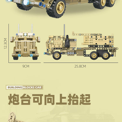 m142 light multiple rocket launcher - 629 pcs | jiestar 58157 - 7