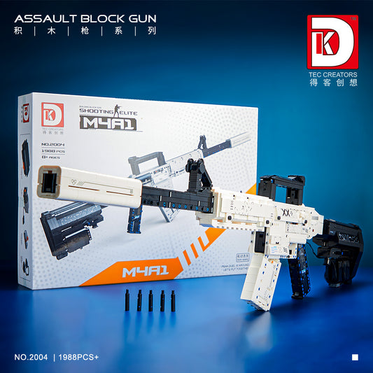 m4a1 assault rifle with power unit - 1988 pcs | dk 2004 - 1