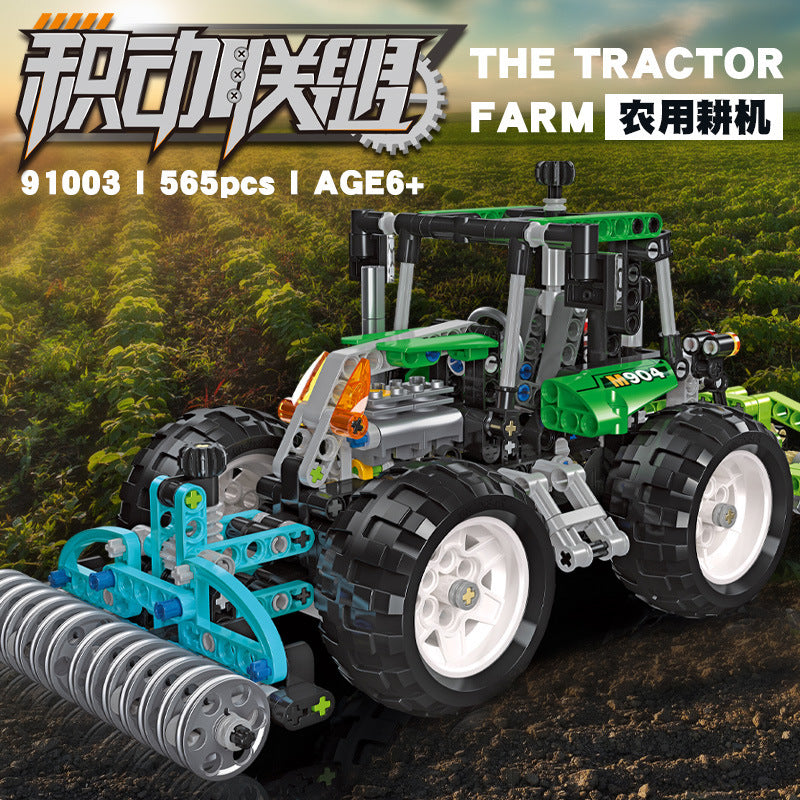 m904 the farm tractor - 565 pcs | jiestar 91003 - 2