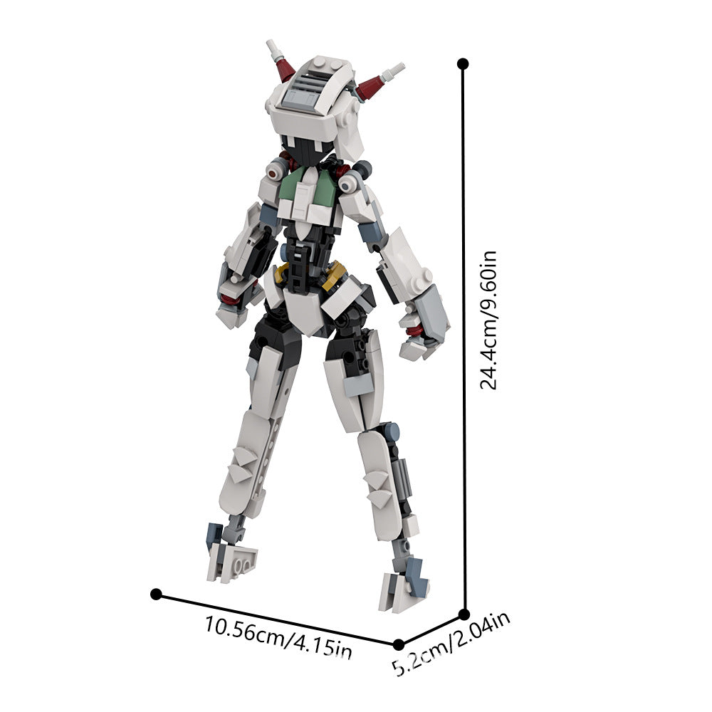 machine girl building set | lego compatible - 1