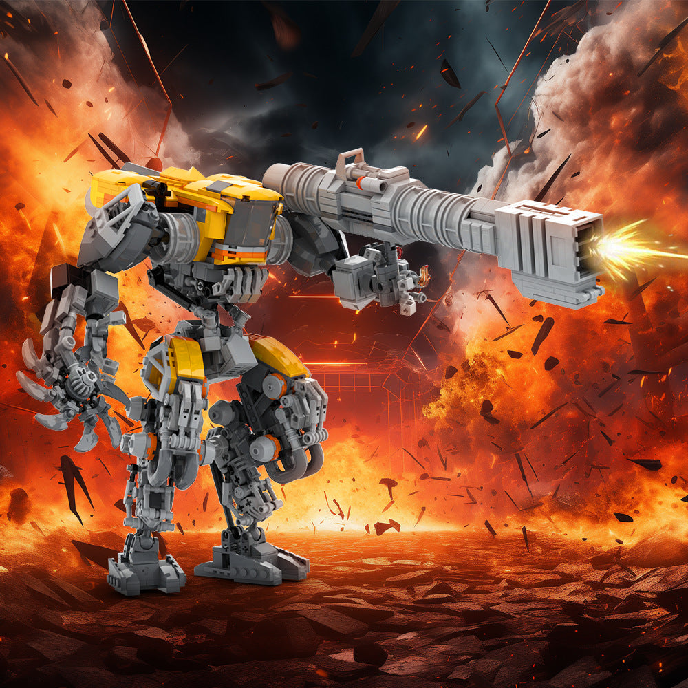 mad stomp xt bee-stung mecha building set | moc-203632 - 2