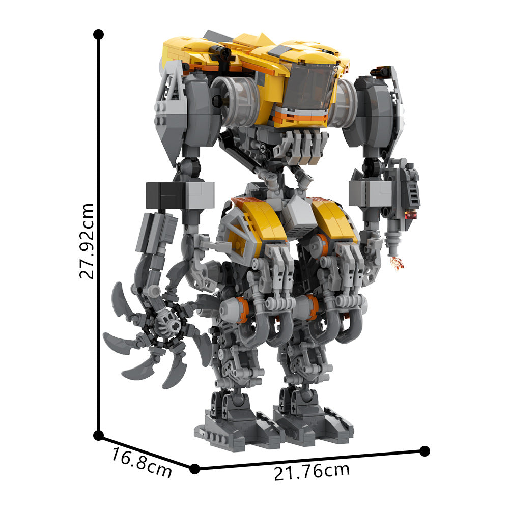 mad stomp xt bee-stung mecha building set | moc-203632 - 4