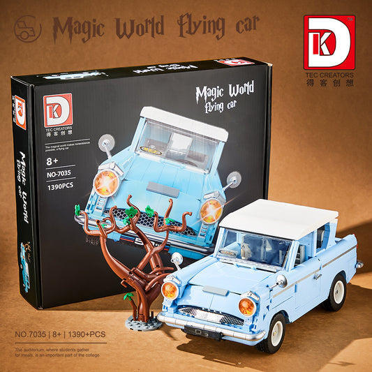 magic world flying car - 1390 pcs | dk 7035 - 1