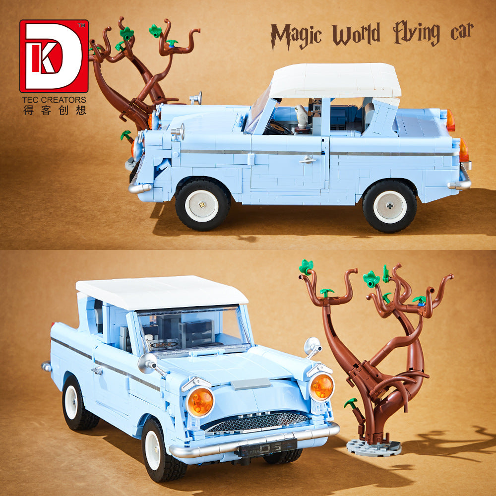 magic world flying car - 1390 pcs | dk 7035 - 3