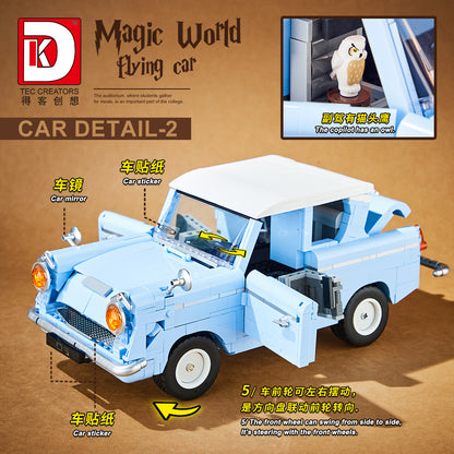 magic world flying car - 1390 pcs | dk 7035 - 7