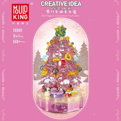 magical chrismas music box - 688+ pcs | mouldking 10089 - 2