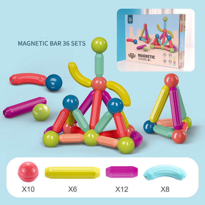 Magnetic Stick Building Blocks 25-64 pcs 36pcs