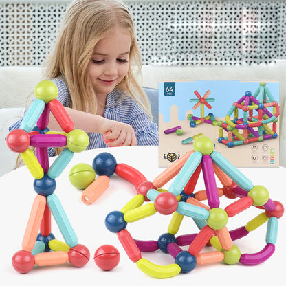 Magnetic Stick Building Blocks 25-64 pcs