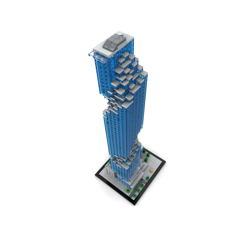 mahanakhon building set | 1:800 scale | moc-174819 - 2