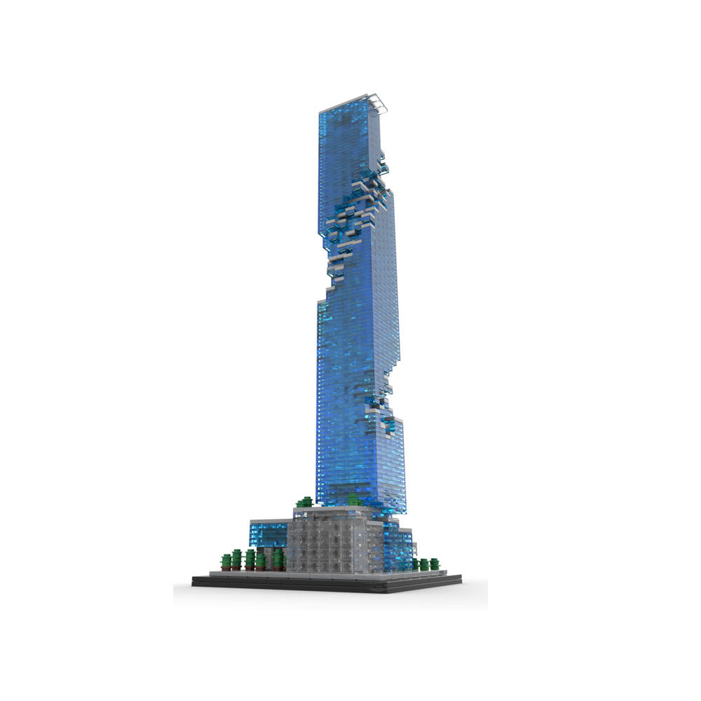 mahanakhon building set | 1:800 scale | moc-174819 - 3
