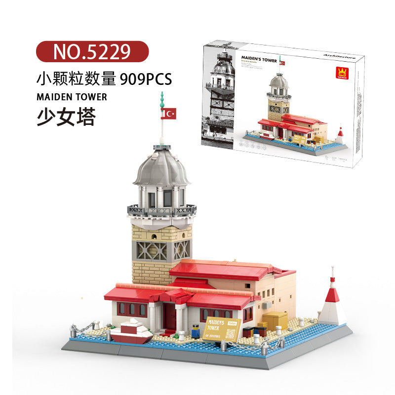 maiden's tower, istanbul - 909 pcs | wange 5229 - 6