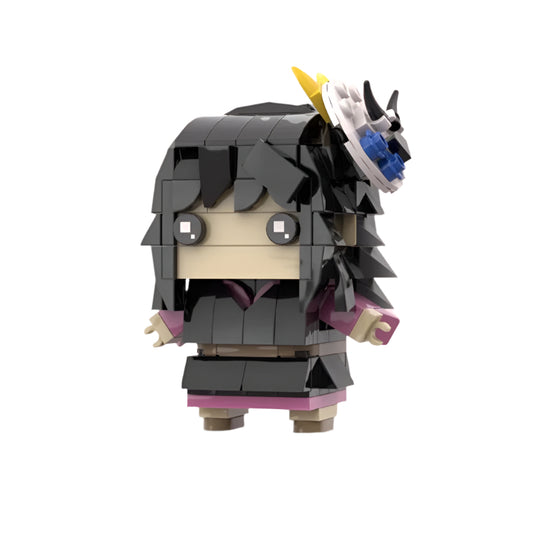 makomo brickheadz building set | demon slayer | moc-113248 - 1