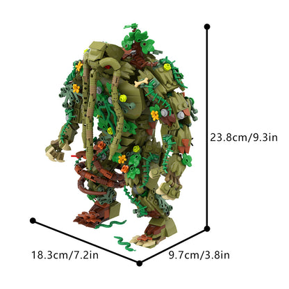 man-thing building set | lego compatible - 4